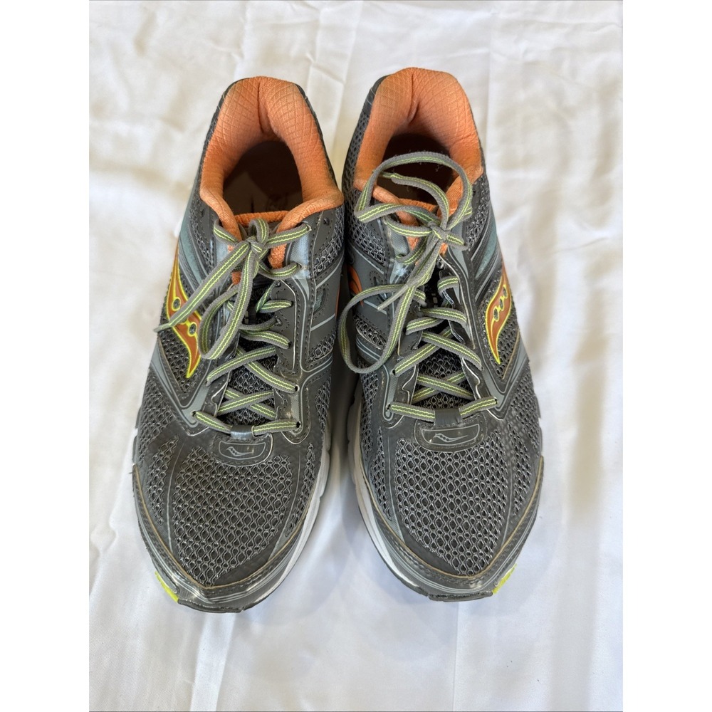 Saucony Guide Power Grid Women's Size 10 Shoes Gray And Orange J037062